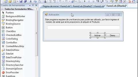 Activacion de Aplicaciones - Visual Basic 2008