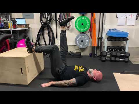 Box Single Leg Hamstring Curls