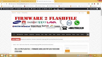 Itel S13 Pro Flash File Frp Bypass Done Lcd Fixed Firmware 100% Tested