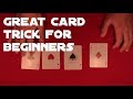 Best Trick You Can Do With 4 Cards!