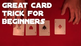 Best Trick You Can Do With 4 Cards!