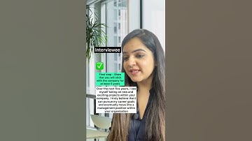 Interview Question: Where do you see yourself in 5 years? | Best Sample Answer