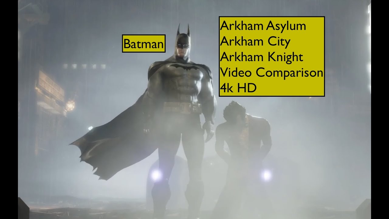 Batman Return to Arkham PS5 Gameplay Comparison | Arkham Asylum vs Arkham City vs Arkham Knight