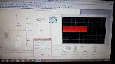 FM modulation circuit Simulation using Multisim