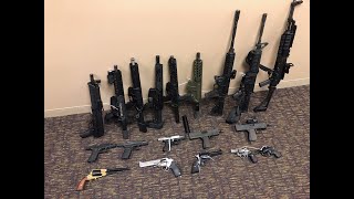 Police seize guns, drugs cash
