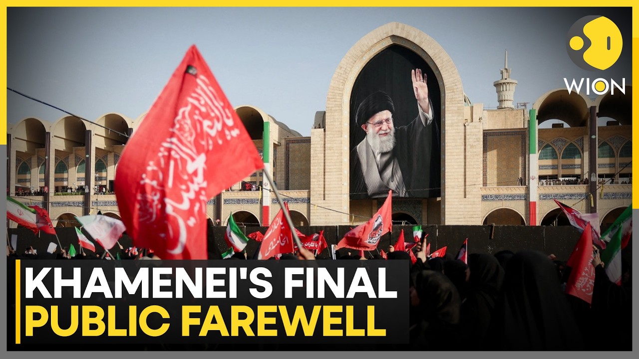Khamenei Funeral: Iran Bids Farewell to Ali Khamenei |Emotions Run High in Tehran | WION