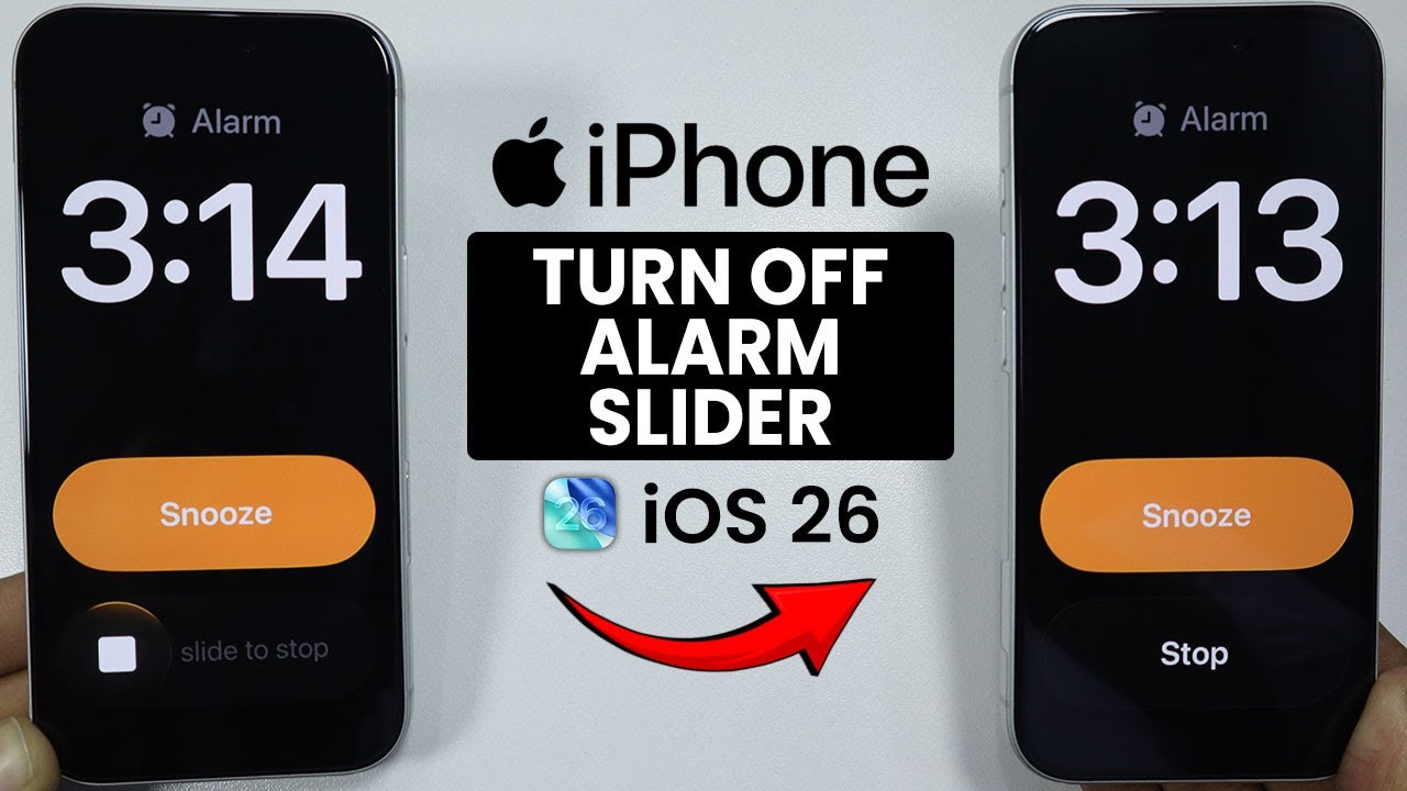 [iOS 26] How to Turn Off Alarm Slider on iPhone - Remove Slide to Stop ...