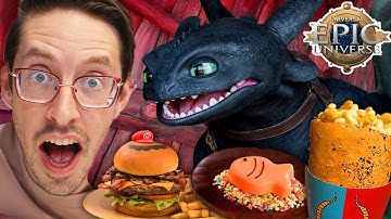 Keith Eats Everything At Epic Universe • The World’s Newest Theme Park