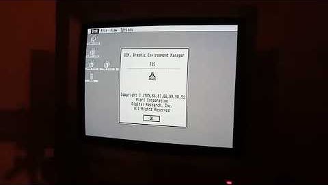 Atari STe running TOS 2 06