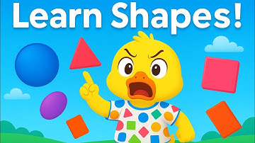 Let’s Learn Shapes! | Circle, Triangle, Square & Rectangle Song for Toddlers and Preschool Kids