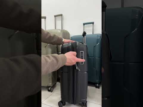 Набор чемоданов Франция (L M S-3шт) полипропилен синий/Airtex 245, видео 1