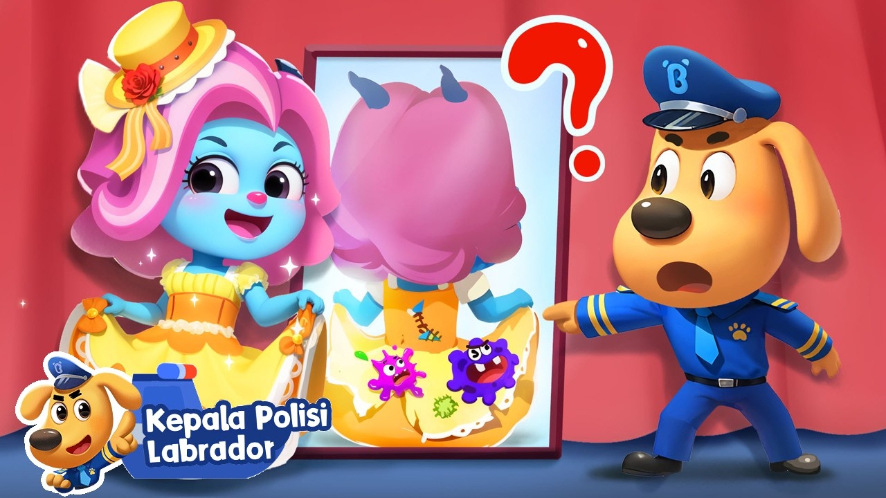 Eps.19 Baju Berkualitas Buruk? Hati-hati! 👕👗| Seri Baru: Kota Air!🌊| Kartun | Kepala Polisi Labrador
