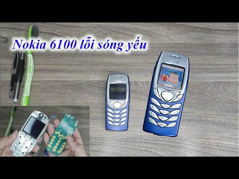 Nokia 6100 điện thoại cổ, máy cũ bung mở máy và kết quả là ..? || trần chánh vlog