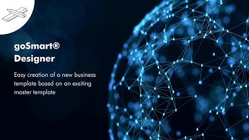 Easy creation of a new business template based on an exsiting master template