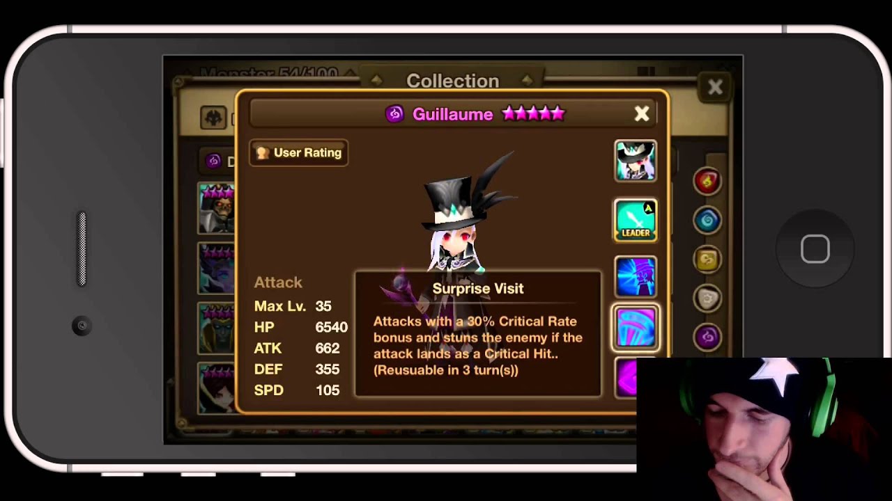 SUMMONERS WAR : How to get a FREE Dark Phantom Thief aka Guillaume ... Hall of Heroes Secret Dungeon