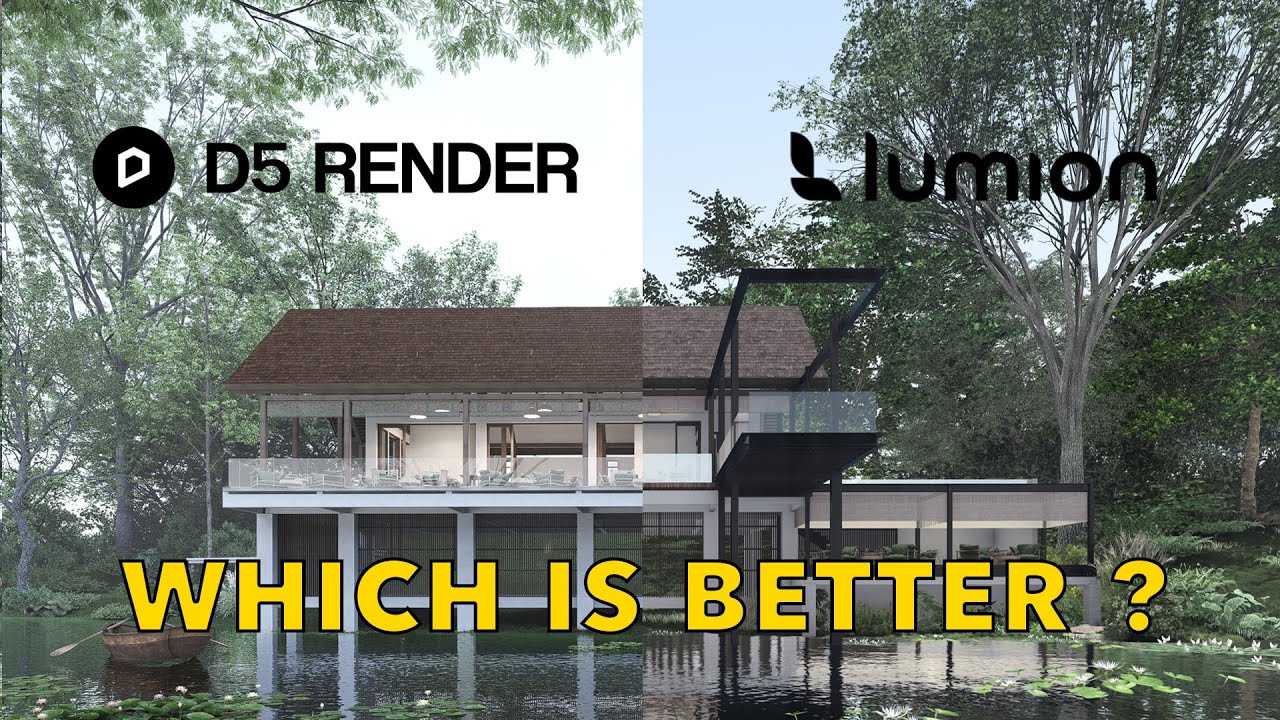 แกะมือสอน l D5 Render VS Lumion - YouTube