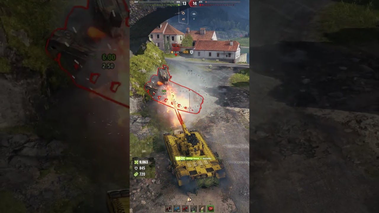 ARES 90 C WoT - Epic 10k Damage 1v2 clutch