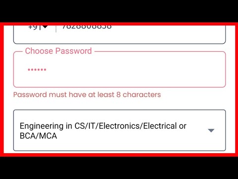 Fix Password Must