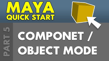 Maya Component vs Object Mode