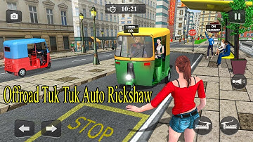 Offroad Tuk Tuk Auto Rickshaw Driving Simulator - Realistic Transporter Game