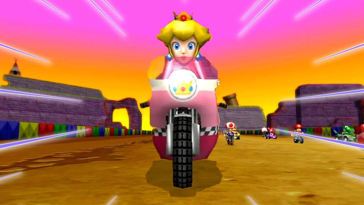 Mario Kart Wii - Custom Tracks CTGP Sunset Cup 150cc (Peach Gameplay)