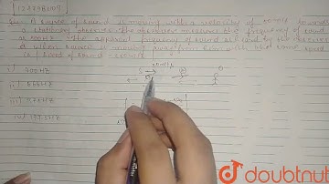 A source of sound is moving with a velocity of  50 ms ^(-1)towards a stationary observer.The obs...