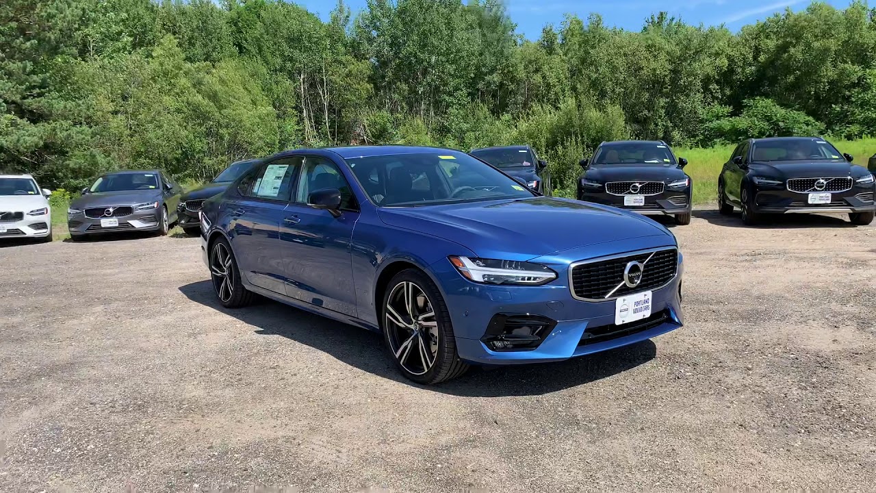 Volvo T6 R Design Blue 2020 Volvo S90 R-Design T6 Bursting Blue - YouTube
