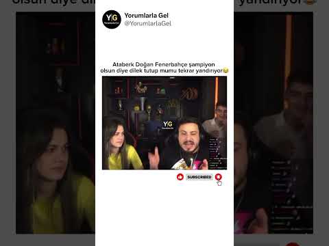 Ataberk Doğan Fenerbahçe şampiyon olsun diye dilek tutup mumu tekrar yandırıyor😂