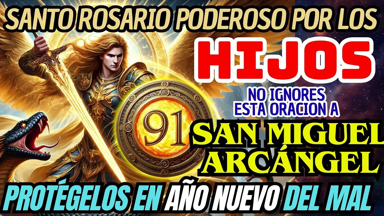 ROSARIO de HOY A SAN MIGUEL ARCÁNGEL POR LOS HIJOS  👉 OBTÉN LA PROTECCIÓN  💖 JUEVES 15 ENERO 2026