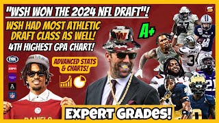 🔥How WSH WON 2024 NFL Draft! + MOST ATHLETIC NFL Draft Class! 4th Highest Draft GPA! 