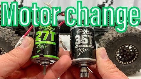 Changing the Motor in a Axial Scx10 ii