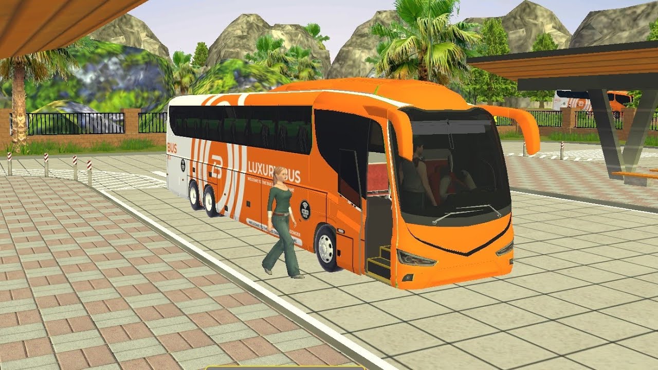 Bus simulator game gameplay 