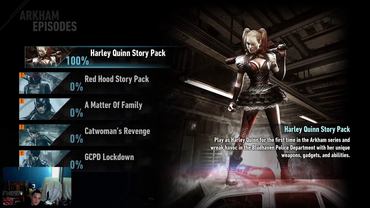 Batman Arkham Knight: Arkham Episodes Harley Quinn Story Pack and a Flip of a Coin Robin's Story