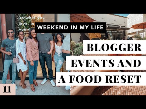 VLOG | Weekend in My Life | Starting the Whole30 and Attending Blogger Events!