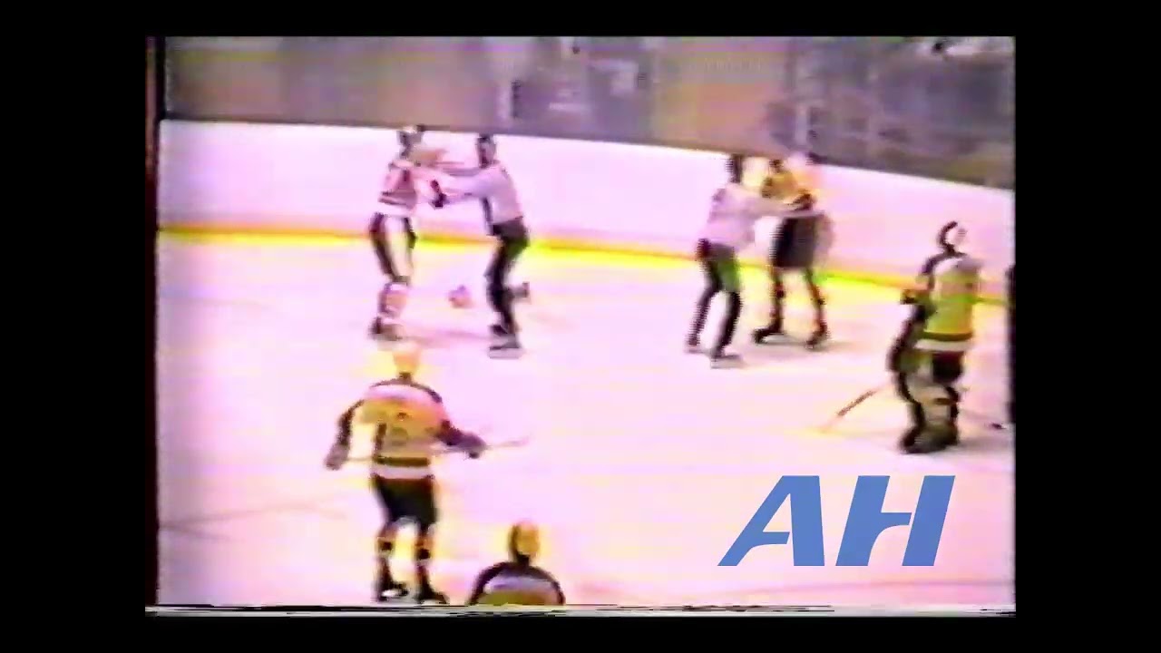 NHL Nov. 29, 1980 Jay Wells,LA v Darryl Sutter,CHI Los Angeles Kings Chicago Blackhawks