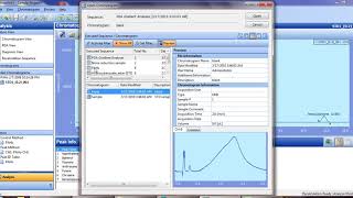 Calibration, Recalculation Sequence and Peak Process
