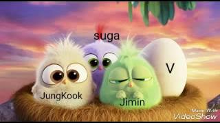 BTS as angry Birds