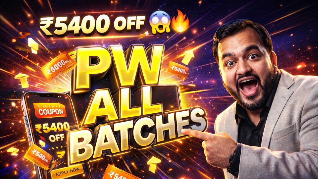 🔥 PW All Batches Coupon Code Today 2026 🎓💰 Save Big on Courses & Test Series! 📚💸