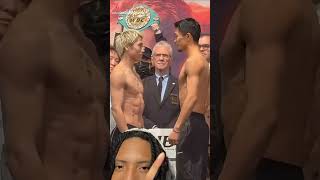Inoue vs Nakatani final Faceoff! Who’s 0 gonna go? #fighthubtv #boxing #shorts #inoue #nakatani