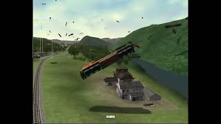 Microsoft Train Simulator Bin. X3MALITY Train Crash