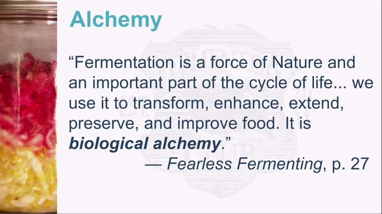 Sauerkraut and the Alchemy of Fermentation Presentation