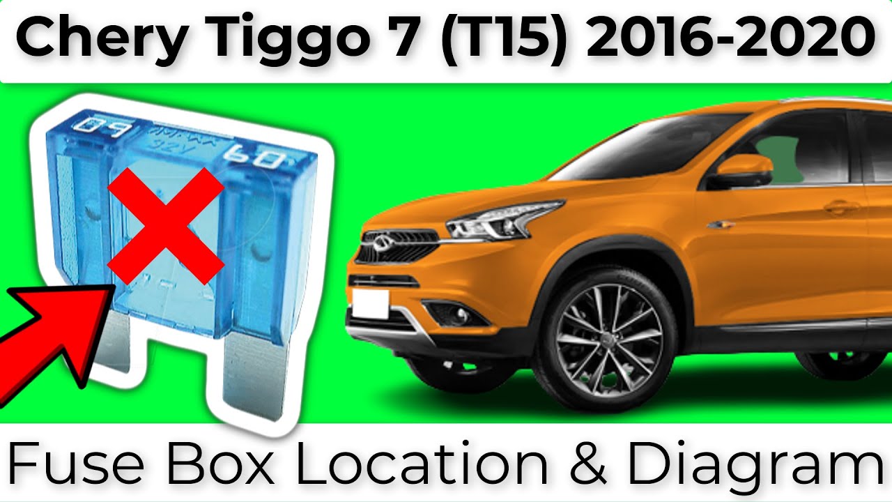 Chery Tiggo 7 (T15) 20162020 Fuse Box Location, Diagram and Layout
