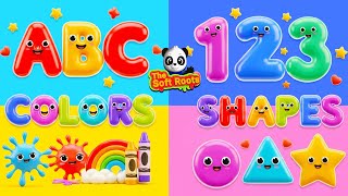 Preschool Learning activities for 3 year olds at home | Learn ABC Phonics Shapes Numbers Colors 🌈 screenshot 1