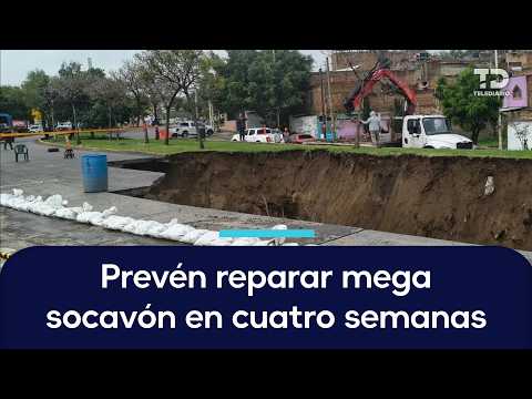 Mega sinkhole in Tonalá was caused by the collapse of a sewer collector