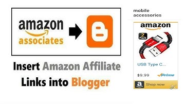 add amazon affiliate links in to blogger ● how to insert amazon affiliate links in your blogs