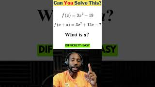 Remember functions? Solve this math challenge #shorts #mathswap