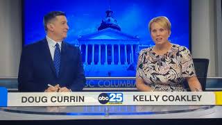 WOLO ABC 25 Columbia News at 11pm open April 3, 2026