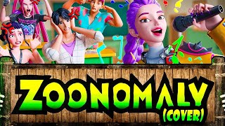 RUMI &amp; SAJA BOYS at SCHOOL! KPop Demon Hunters Animation | Zoonomaly Theme Song (COVER)