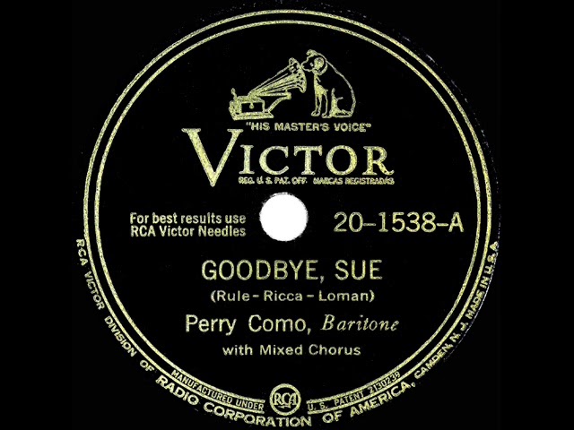 Perry Como - Goodbye Sue