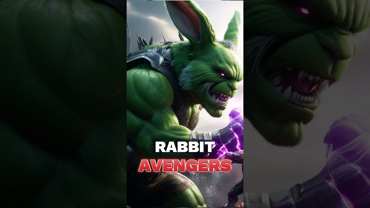 Spiderman vs Ironman 💥 Marvel & Dc Rabbit All Characters #avengers # ...